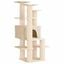 vidaXL &Aacute;rbol para gatos con postes de sisal Muebles Gatos &Aacute;rbol Interior, , large indicador imagen numero 1