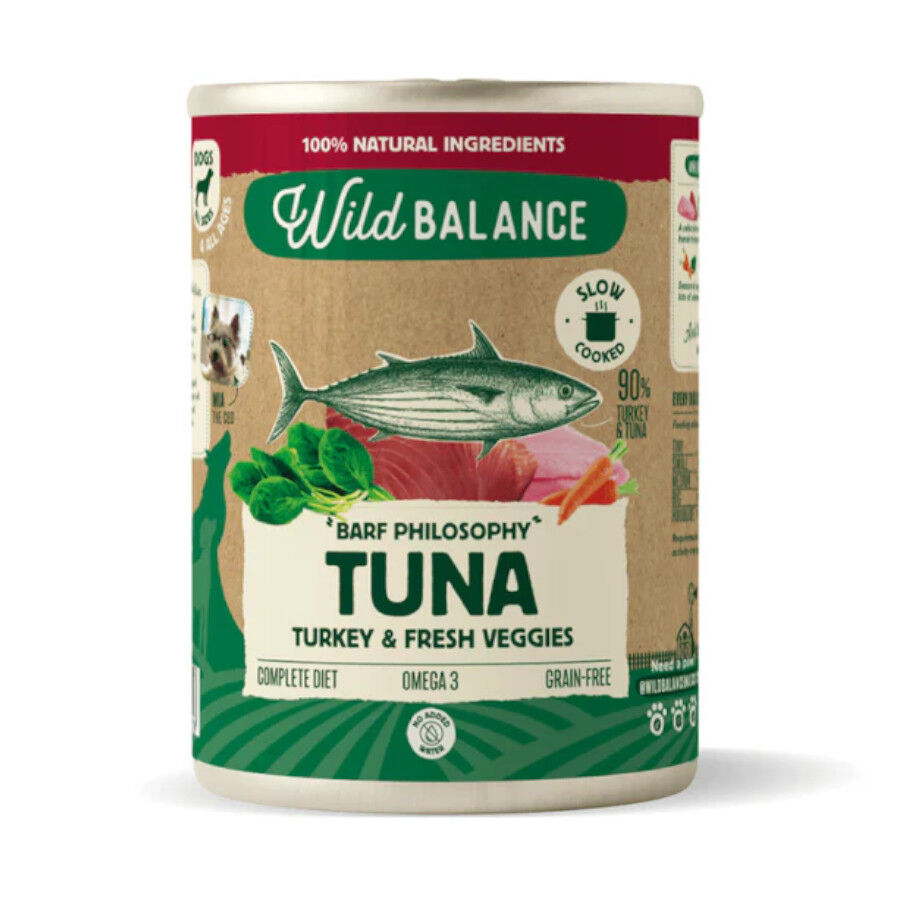 400 g Wild Balance At&uacute;n y Pavo lata para perros, , large Imagen numero 1