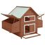 Vidaxl gallinero exterior color marrón, , large indicador imagen numero 2