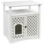 Mueble arenero kerbl para gatos color Blanco, , large indicador imagen numero 1