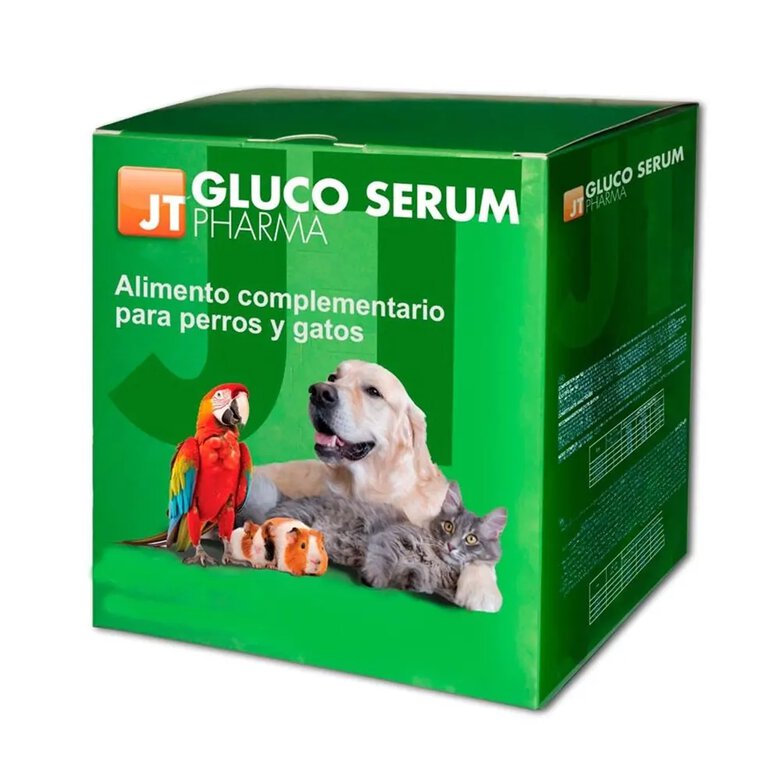 Gluco Serum 30 sobres de 10 g multivitaminico para perros, gatos, pequeños roedores y aves ornamentales