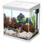 Nobleza - Acuario de Cristal 14L con Iluminaci&oacute;n LED y Sistema de Filtro, Pecera con Cubierta y Accesorios para Peces de Agua Dulce y Salada, Dise&ntilde;o Curvo Moderno, Blanco, , large indicador imagen numero 1