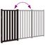 vidaXL Puerta para Perros Plegable Paneles Puerta Mascotas Madera de Álamo, , large indicador imagen numero 3
