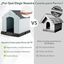 COSTWAY Casa de Plástico para Perros, Caseta Impermeable con Suelo Elevado y Válvulas de Aire, Ideal para Perros Pequeños y Medianos, Interior y Exterior (Negro y Gris, 65 x 70 x 71,5 cm), , large indicador imagen numero 5