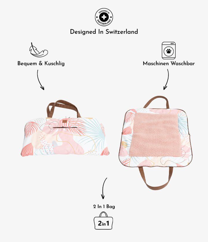 Pet and Co Alfombra De Viaje Charly Canvas Perros y Gatos thumbnail