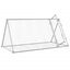vidaXL Conejera acero galvanizado plateado 200x105x91 cm, , large indicador imagen numero 4
