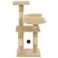 Rascador con poste de sisal para gatos color Beige, , large indicador imagen numero 3