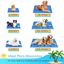 Nobleza Alfombrilla Refrescante para Mascotas &ndash; Estampado, Gel Auto-refrigerante No T&oacute;xico &ndash; Ideal para Perros y Gatos en Verano &ndash; Tama&ntilde;o: 70x110 cm &ndash; Azul, , large indicador imagen numero 2