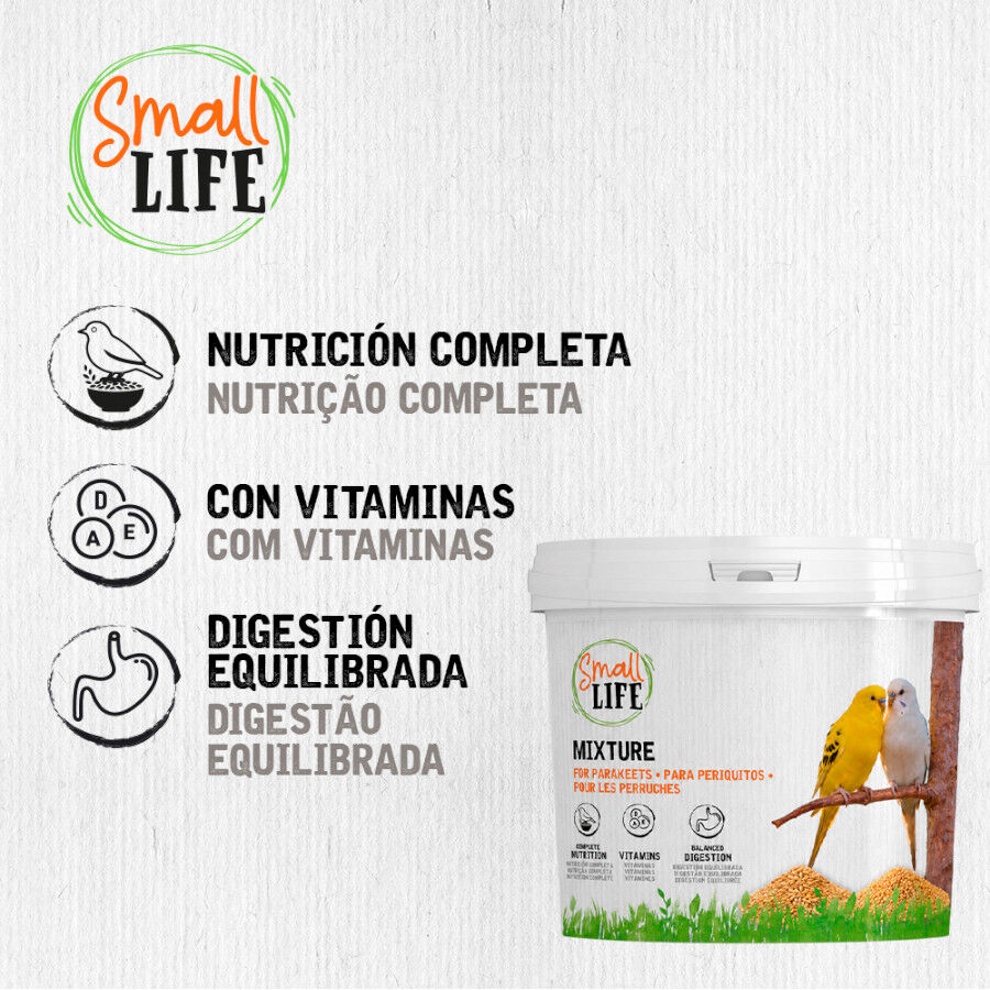 3.7 kg Small Life Mixtura Cubos para periquitos, , large Imagen numero 4