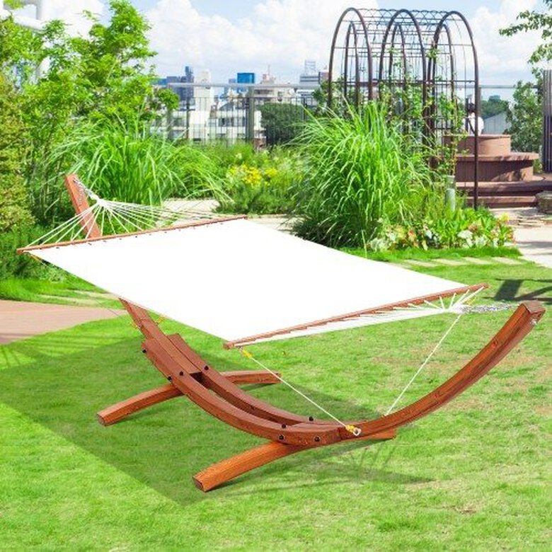 Hamaca Outsunny para personas y mascotas color Blanco, , large image number null