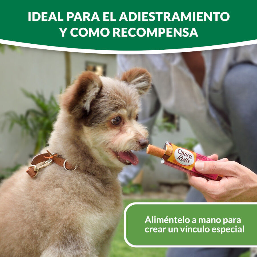 8 sobres x 12 g Churu Sticks Rolls de Pollo para perros, , large Imagen numero 4