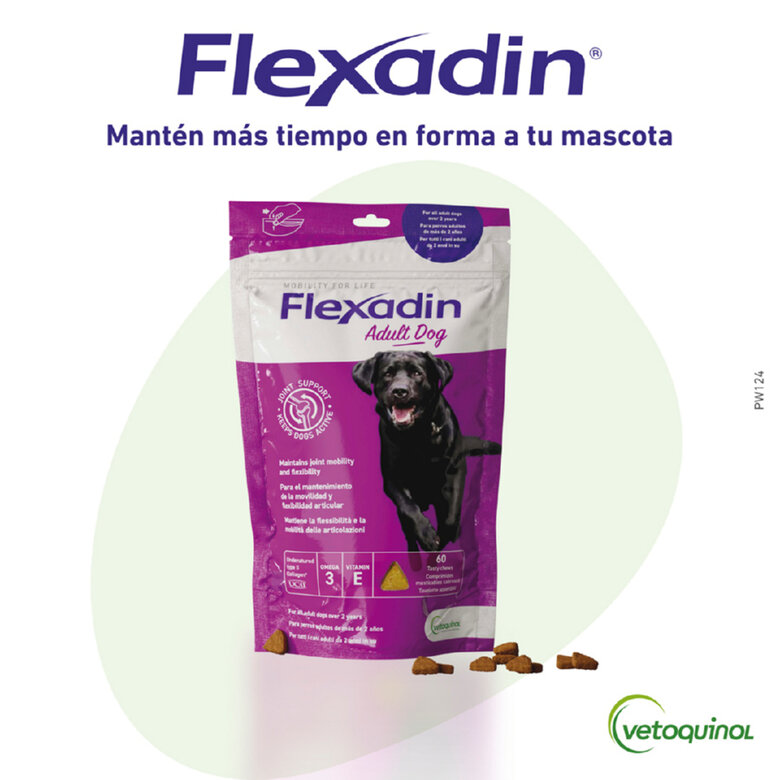 60 comprimidos Vetoquinol Flexadin Adult Condroprotector para perros