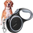 Edipets correa extensible ajustable gris y negro para perros, , large image number null