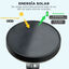 Outsunny 2 Lámparas de Camino de Pie Altura 91,5 cm con Luces LED Solares Sensor de Noche Crepuscular y Brillo Variable Set de 2 Faroles de Jardín IP44 para Patio Parque Exterior Negro, , large indicador imagen numero 5