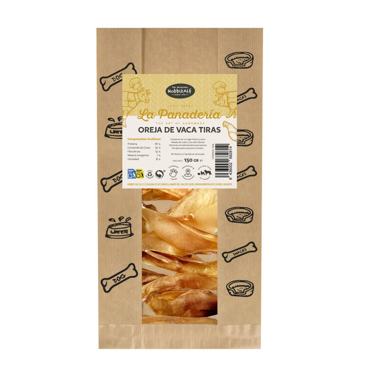 150 g Hobbitalf Oreja de Vaca Snack para perros