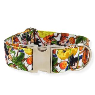 Collares Donky's Collar Super Saiyan Hebilla Metálica para perros