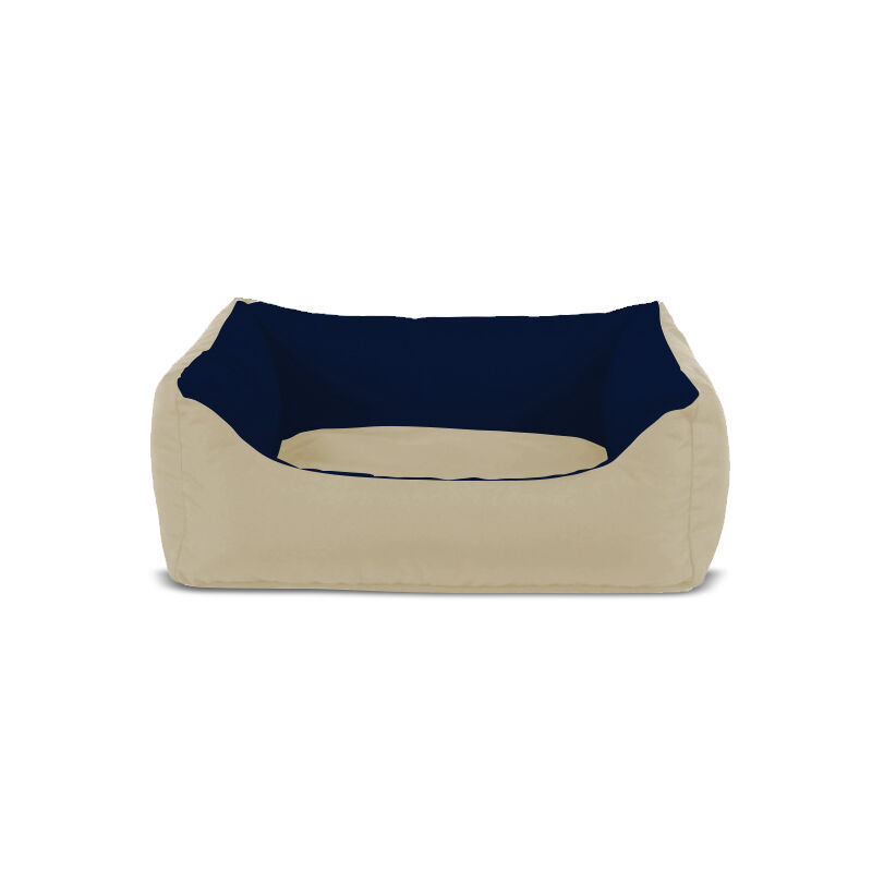 Gauty Cama para Perros y Gatos  Tela Impermeable - Beige y azul, , large Imagen numero 1