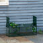 Outsunny Trampa para Animales Vivos con 2 Puertas Jaula de Captura Metálica con Asa para Conejos Visones Zorros Pequeños 80x25x30 cm Verde Oscuro, , large indicador imagen numero 2