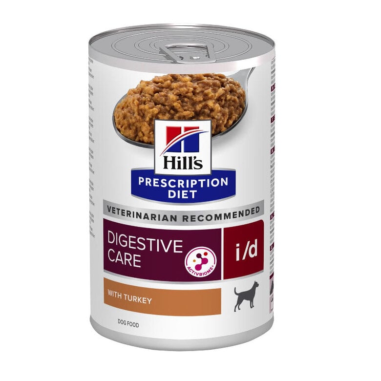 24 latas x 360 g Hill's Prescription Diet Digestive Care i/d Perros Pavo lata ¡Pack ahorro!