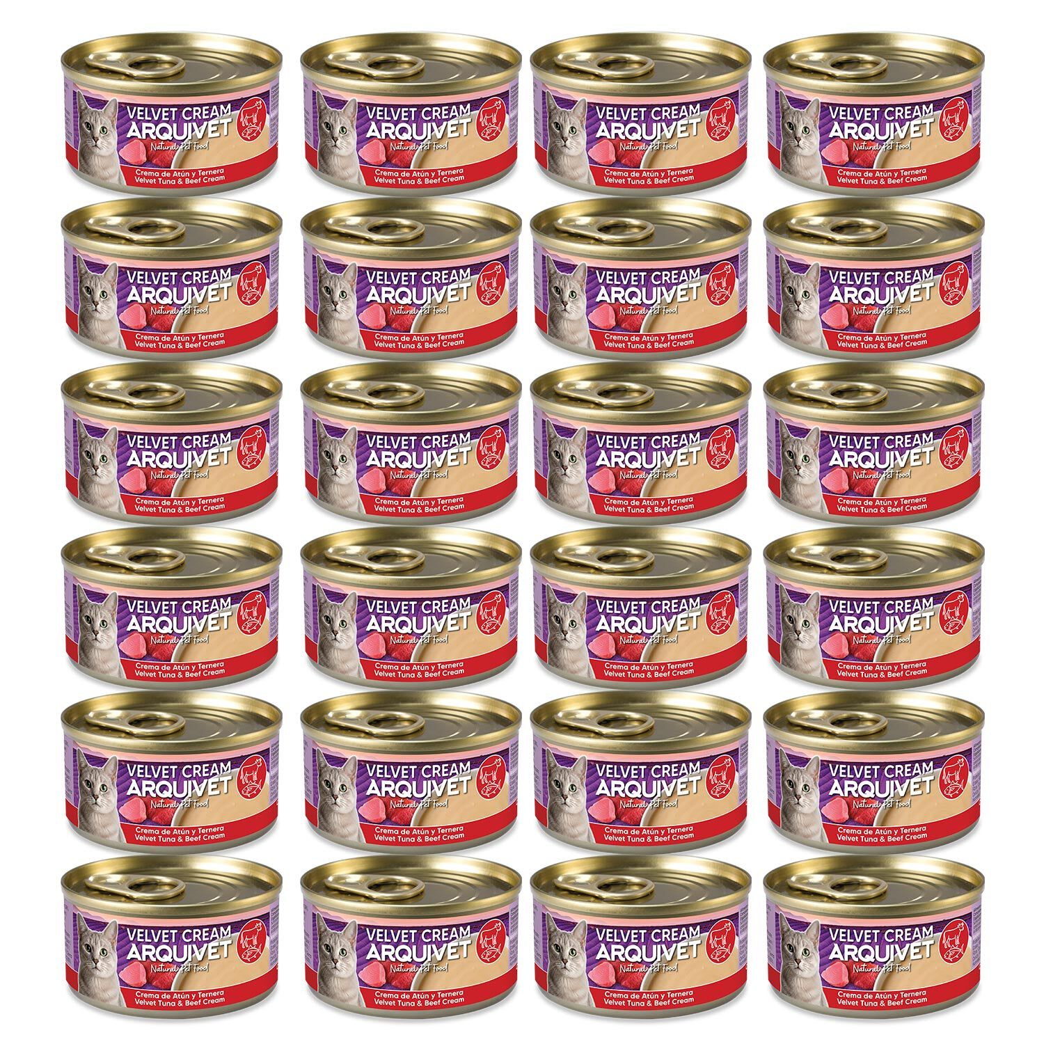 Crema de At&uacute;n y Ternera - Velvet Cream para gatos - 80g, , large Imagen numero 3