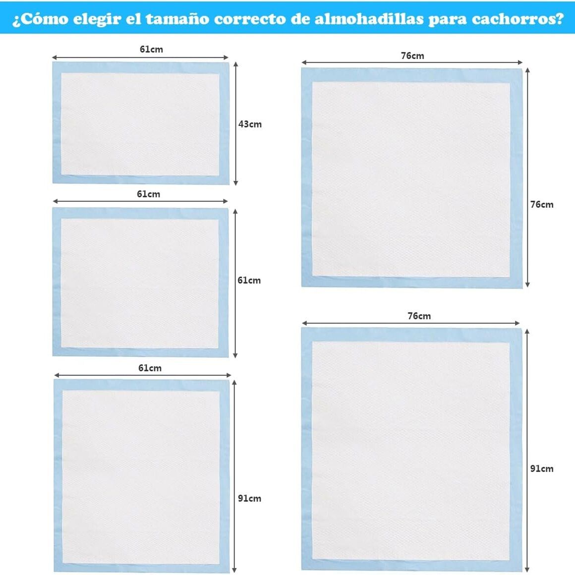 COSTWAY Almohadilla de Entrenamiento para Perros Almohadilla de Pa&ntilde;al Desechable Almohadilla de Higiene para Carros Gatos (75x75cm 150 Piezas), , large Imagen numero 4