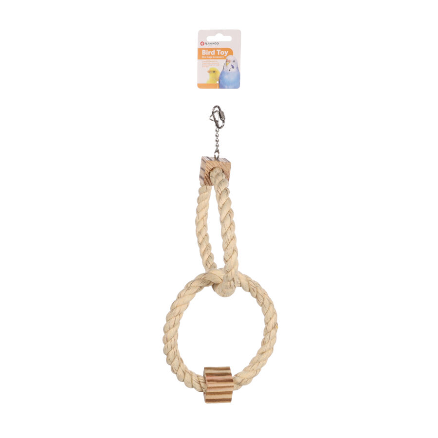 Flamingo Anillo con Cord&oacute;n juguete para periquitos&nbsp;, , large Imagen numero 2