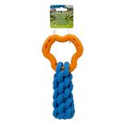 Anillo con trenzado de cuerda color Azul y Naranja, , large image number null