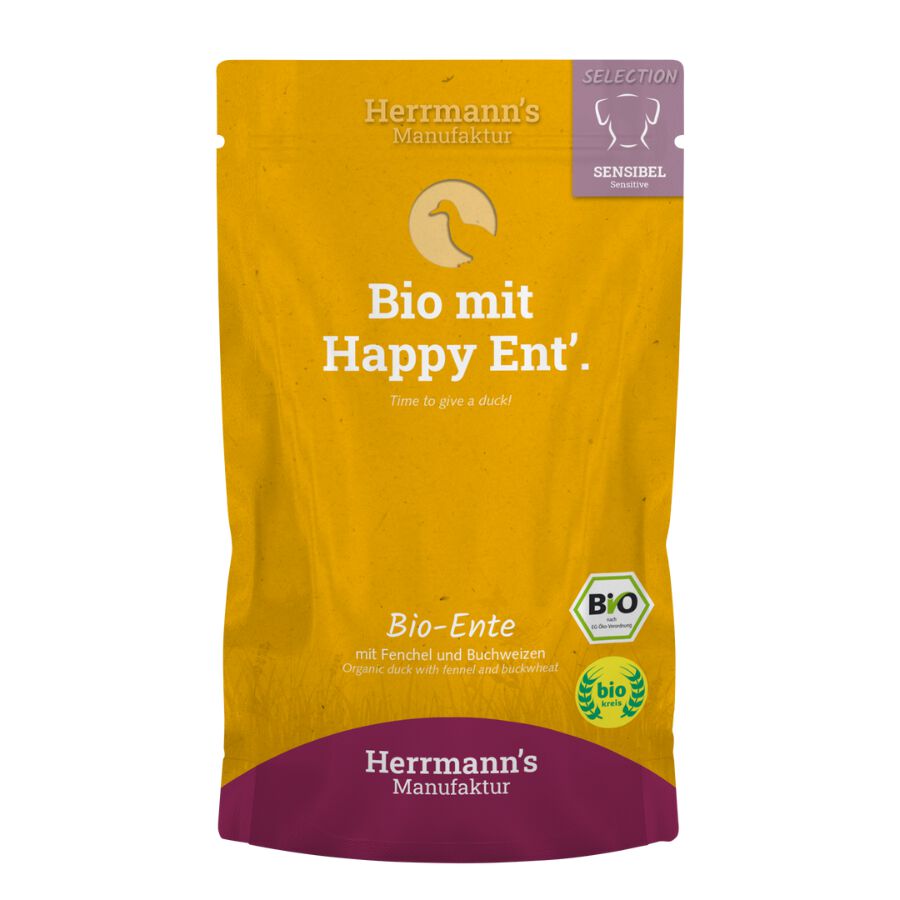 Selection Sensibel BIO Pato con hinojo y trigo sarraceno 12 x 400g, , large Imagen numero 2