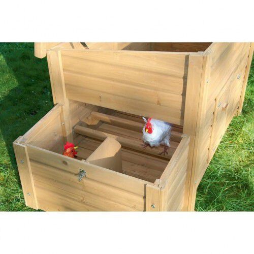 Gallinero Florentina de madera color Marr&oacute;n, , large Imagen numero 3