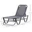 Outsunny Conjunto de 2 Tumbonas Reclinables de Aluminio Tumbonas de Jard&iacute;n con Respaldo Ajustable en 4 Posiciones Carga 120 kg para Terraza Piscina Playa 163x58,5x91 cm Gris, , large indicador imagen numero 3