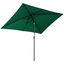 Outsunny Sombrilla de Aluminio 200x300x240 cm Parasol Rectangular de Jardín Inclinable con Manivela y Poste Desmontable para Terraza Piscina Patio Exterior Verde, , large indicador imagen numero 1