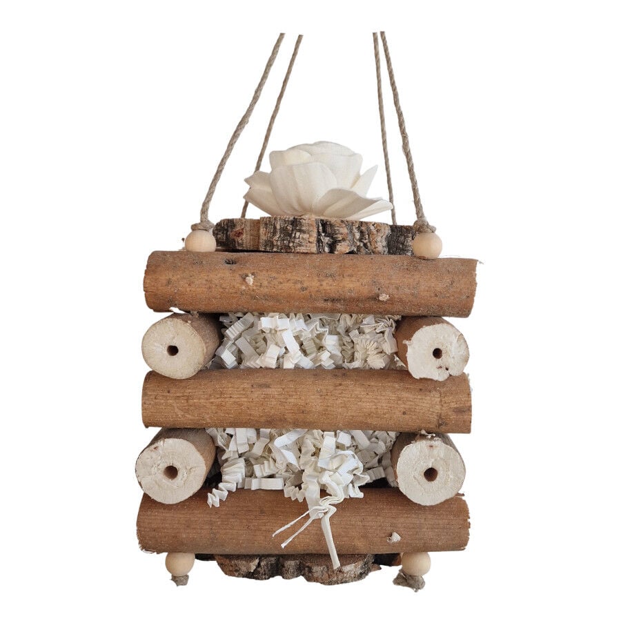 Natural Shredding Cage Juguete para aves