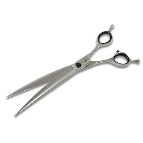 Tijera peluquer&iacute;a canina Ib&aacute;&ntilde;ez Paradise curva de 19,5 cm de largo, contiene estuche, , large Imagen numero 3