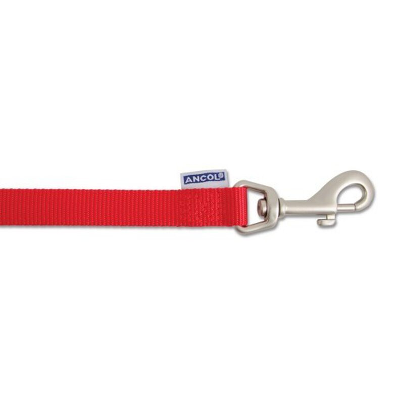 Correa acolchada impermeable Ancol  modelo Heritage para perros color Rojo, , large image number null