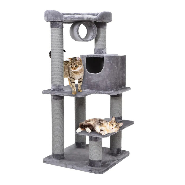 Flamingo Jessi Árbol Rascador Gris para gatos thumbnail