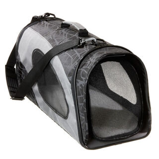 Flamingo Bolso Transportín Negro para mascotas 