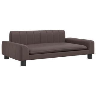 Vida XL Cama Marrón Oscura para perros