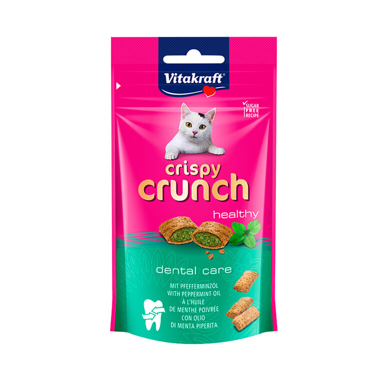 Vitakraft Snacks Dentales Crispy Crunch para gatos, , large image number null