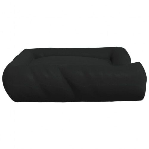 Vidaxl cama rectangular acolchada negro para mascotas, , large Imagen numero 16
