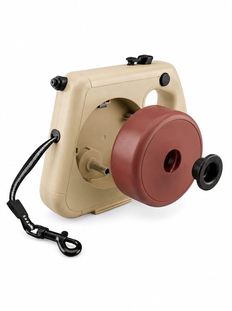 LOBOO Correa Extensible Perro 3 m con Dep&oacute;sito de Agua, Marr&oacute;n, , large Imagen numero 3