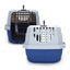 Nobleza Transportin Gato Perro Pequeño, Transportin para Gatos Perro Portátil y Transpirable, Mascotas Perros Gatos Accesorios, Transportín de Plástico, 47x31x26 CM, Azul & Gris, , large indicador imagen numero 2