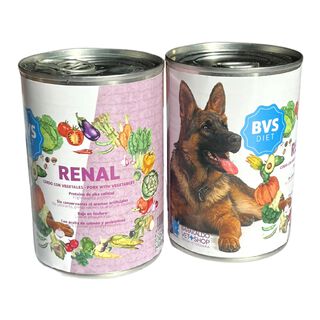 Barakaldo Vet Shop Comida Húmeda Diet Renal Cerdo con Verduras para Perros 