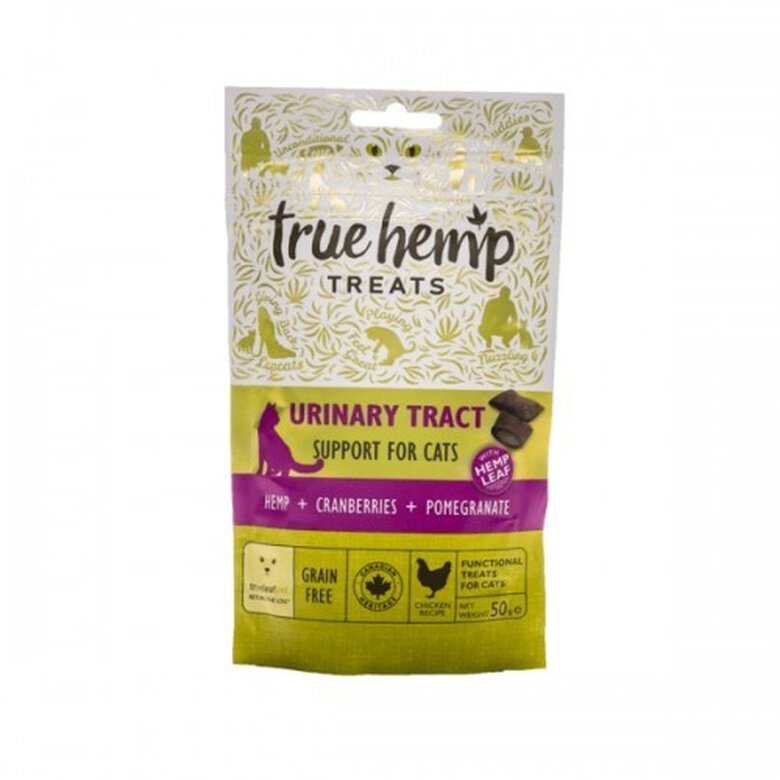 Snacks True Hemp Urinary Tract para gatos sabor Pollo, , large image number null