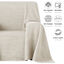 Pack 2 Unidades Plaid Multiusos Modelo Trama 180x260 cm Beige, , large indicador imagen numero 2