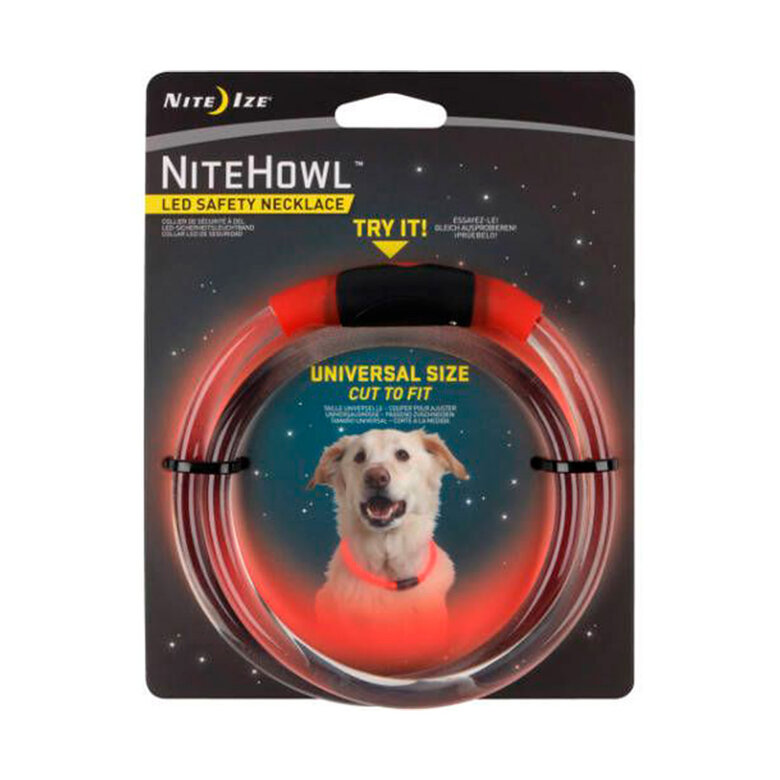 Nite Ize Nite Howl Collar Led Rojo para perros, , large image number null