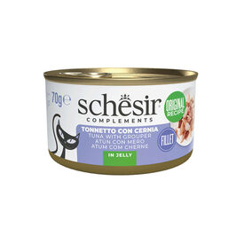 Schesir Atún con Denton en Gelatina lata para gatos
