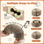 Nobleza - 2 Pack Magic Organ Juguete Rascador Interactivo para Gatos, Rascador para Gatos de Cartón con Bola de Campana de Juguete, Interactivo Rascador for Gatos, 11*10*6.8CM, , large indicador imagen numero 5
