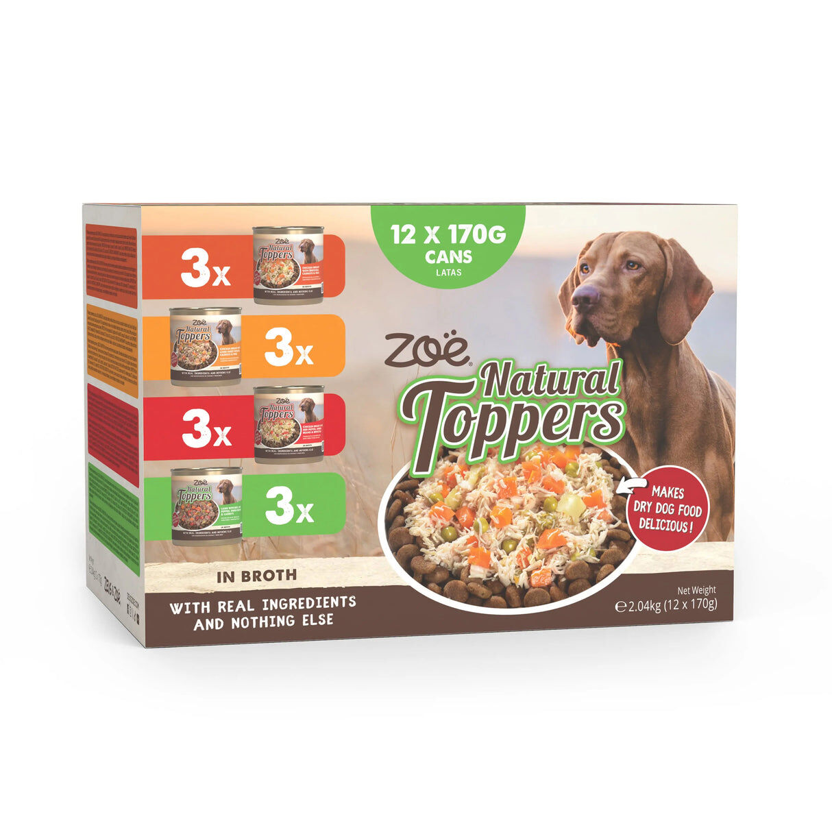 Zo&euml; Natural Toppers Pack variado 12x170g, , large Imagen numero 1