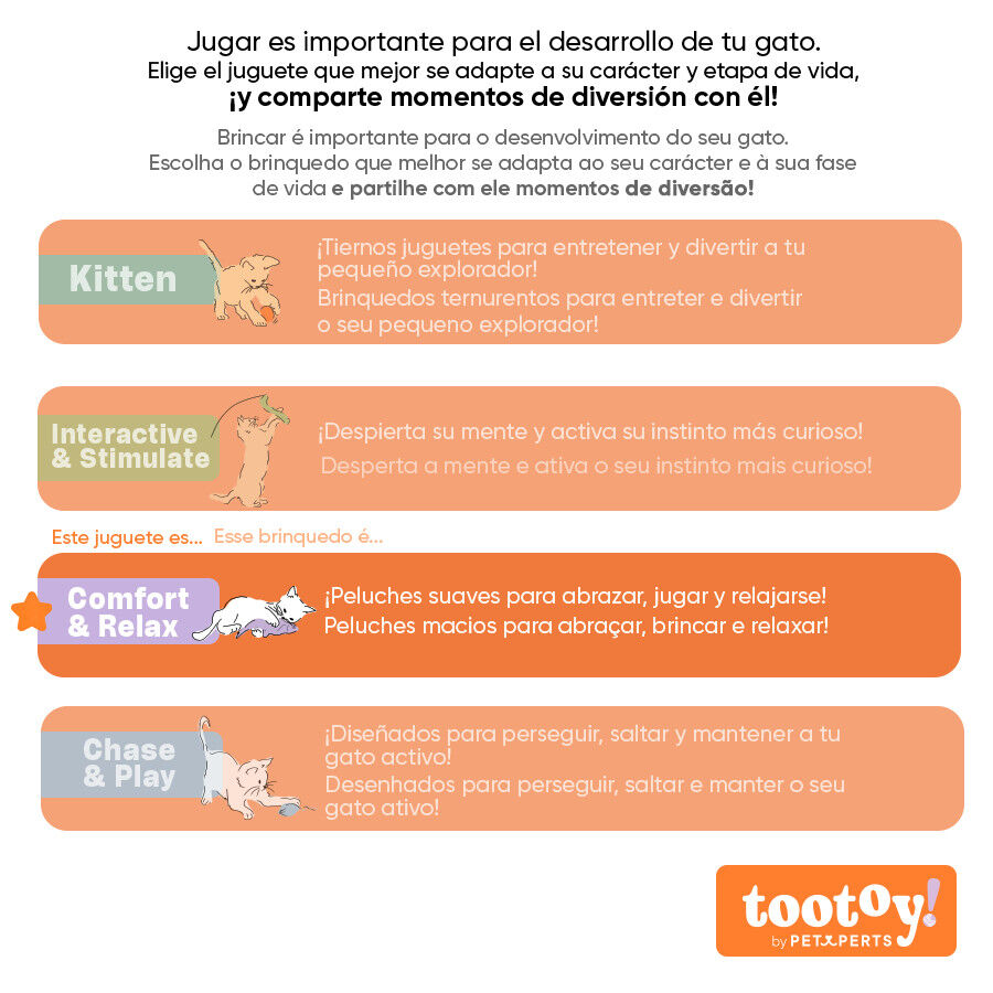 Tootoy! Peluche Suave Herizo para gatos, , large Imagen numero 7