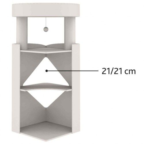 Rascador con cueva para gatos color Multicolor, , large Imagen numero 4